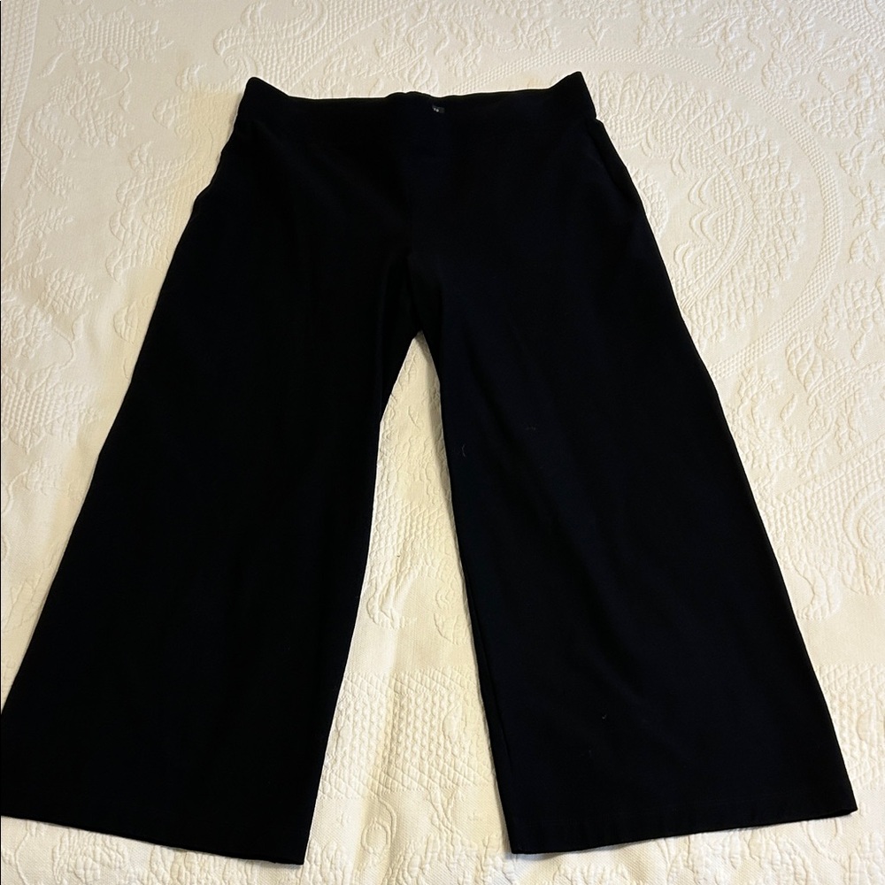 Eileen Fisher Classic Black cropped black pants
